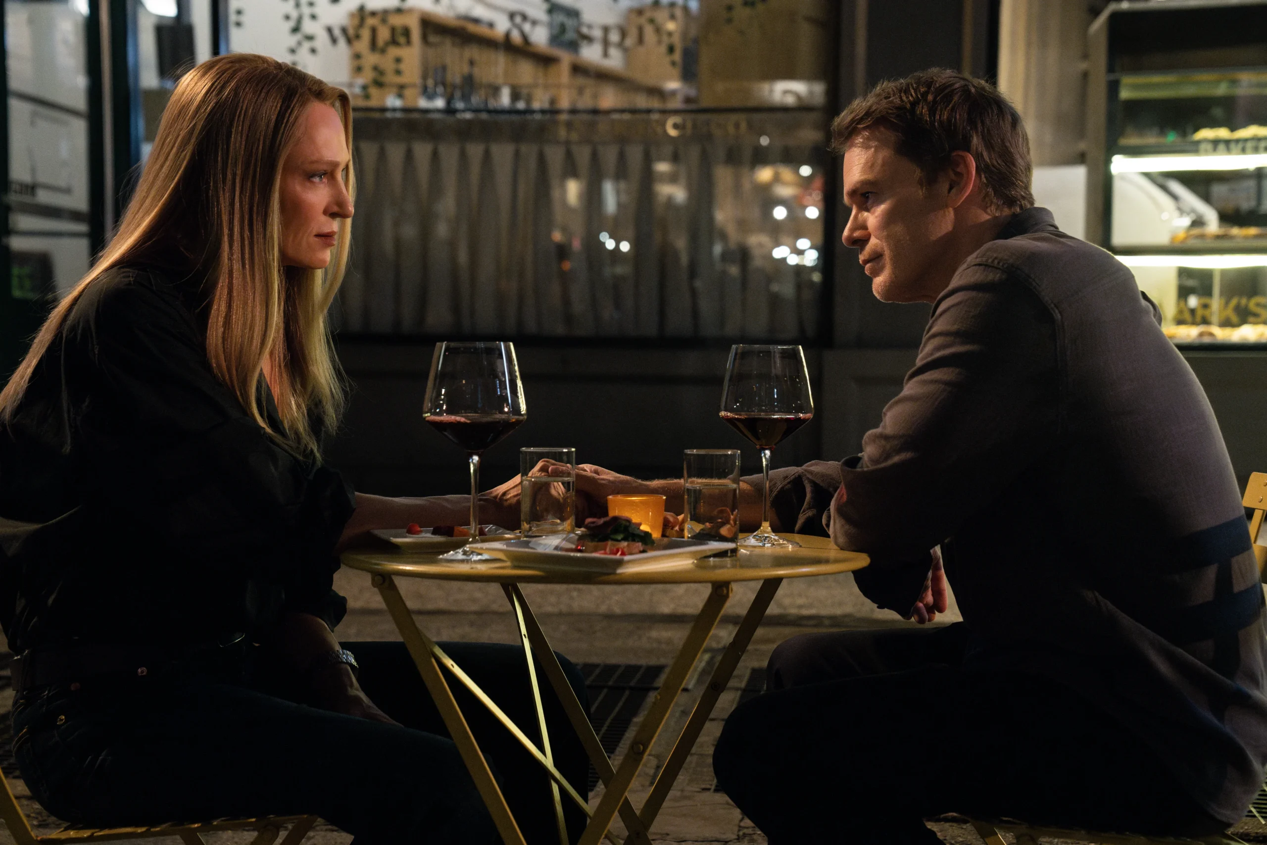 Dexter Morgan após acordar do coma em Dexter: Ressurreição