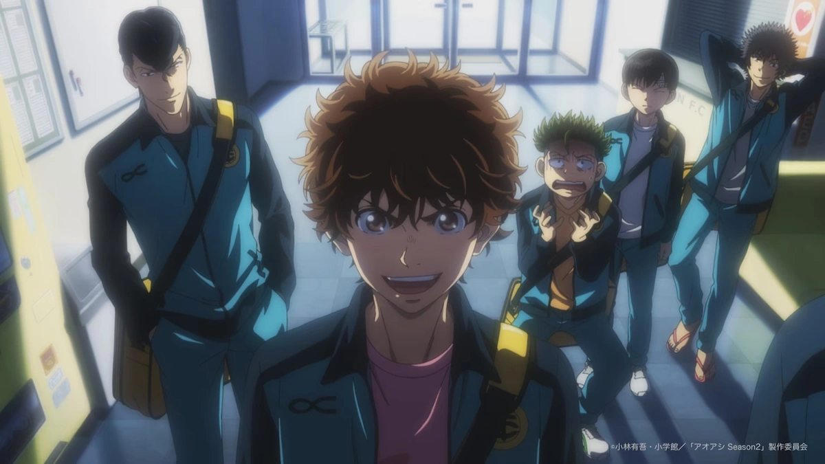 Arte promocional da 2ª temporada de Ao Ashi