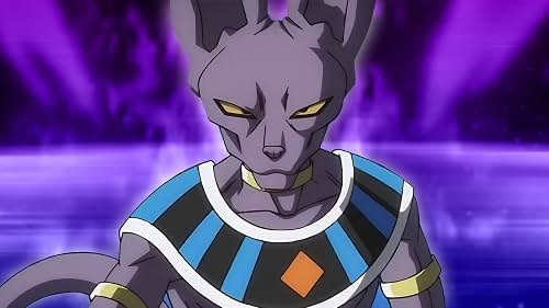 Imagem de Dragon Ball Super: Beerus, remake aprimorado do anime, no episódio 1