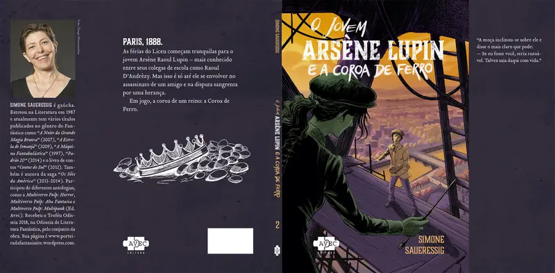Coleção de livros de Arsène Lupin e referências nas temporadas de Lupin