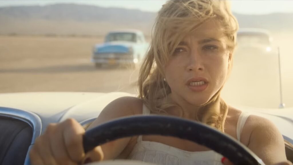 Florence Pugh em cena dramática de época na nova minissérie A Leste do Éden produzida pela Netflix.