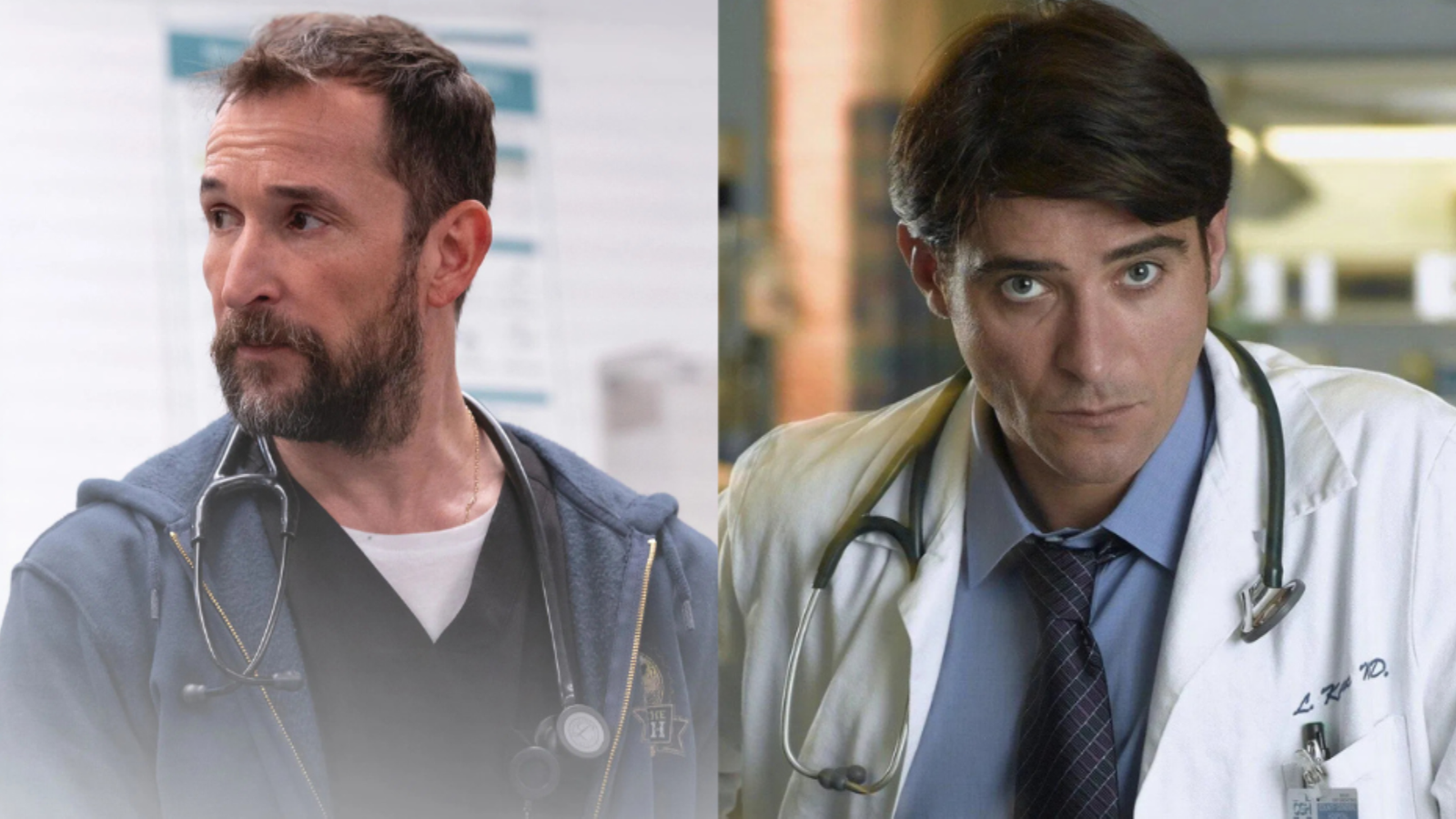 Noah Wyle como o Dr. John Carter em ER: Plantão Médico