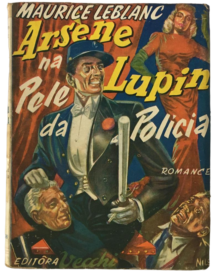Capas de livros de Arsène Lupin, de Maurice Leblanc